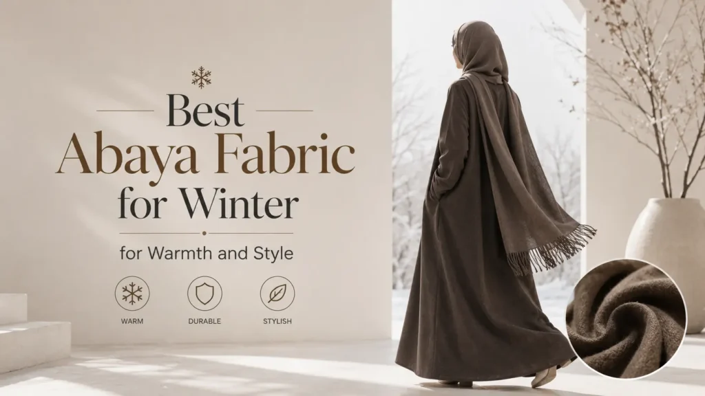 Best Abaya Fabric for Winter for Warmth and Style