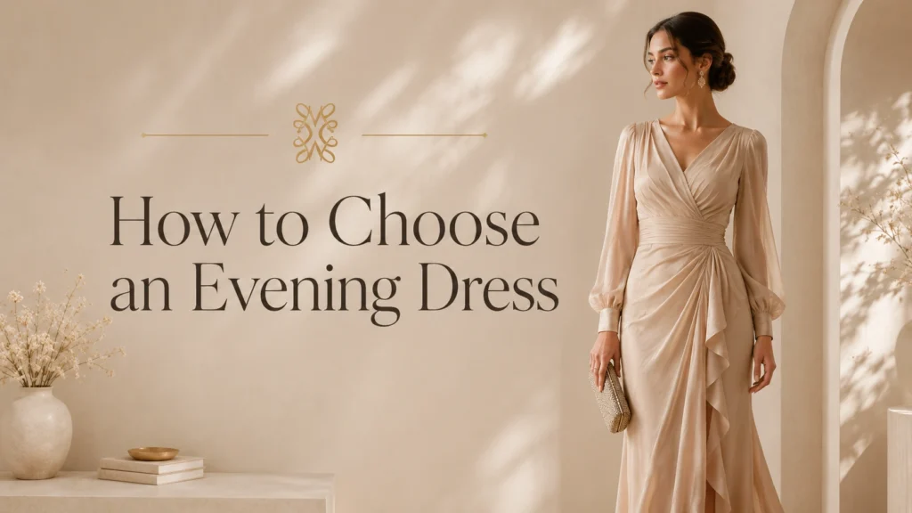 how to choose evening dress