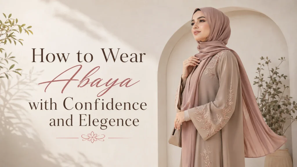 How to Wear Abaya with Confidence and Elegance