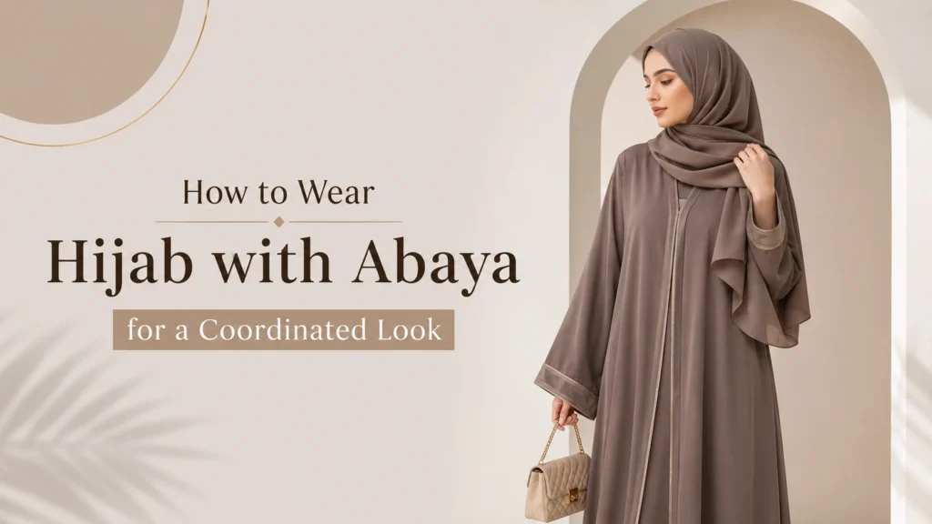 How to Wear Hijab with Abaya