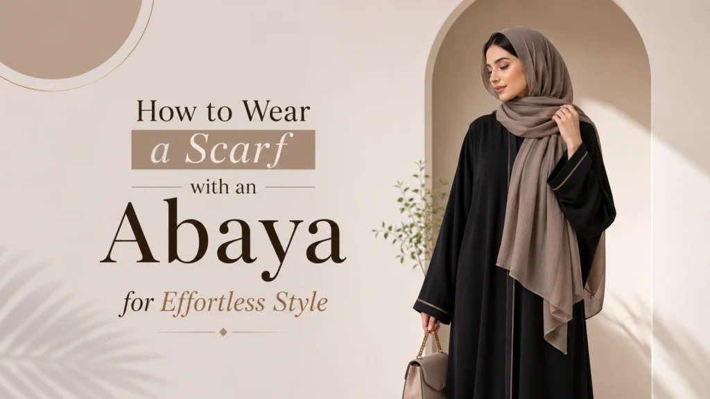 How to Wear a Scarf with an Abaya