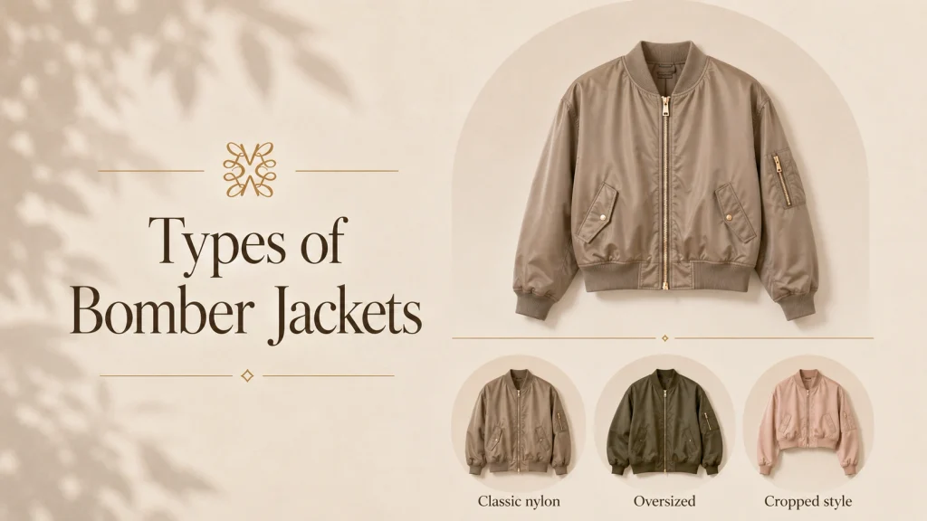 Types of Bomber Jackets