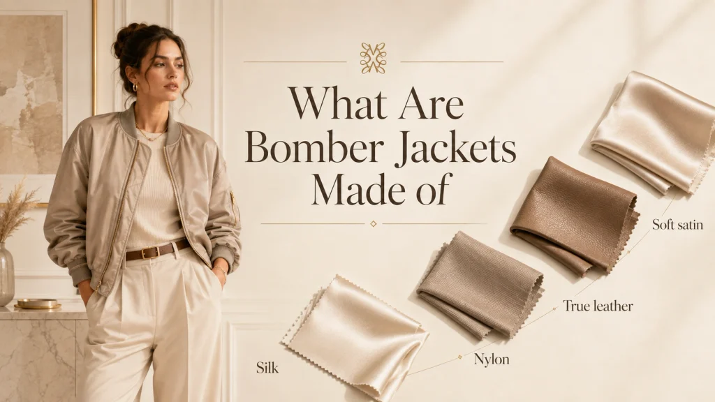 What Are Bomber Jackets Made of