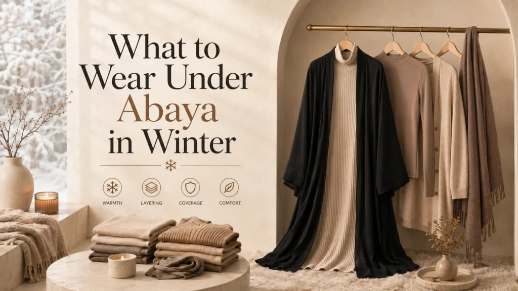 What to Wear Under Abaya in Winter