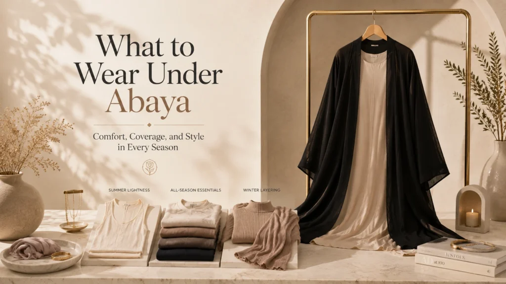 what to wear under an abaya
