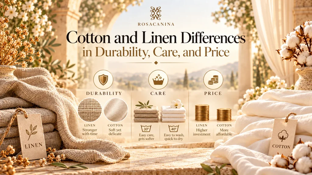 Cotton and Linen Differences in Durability, Care, and Price