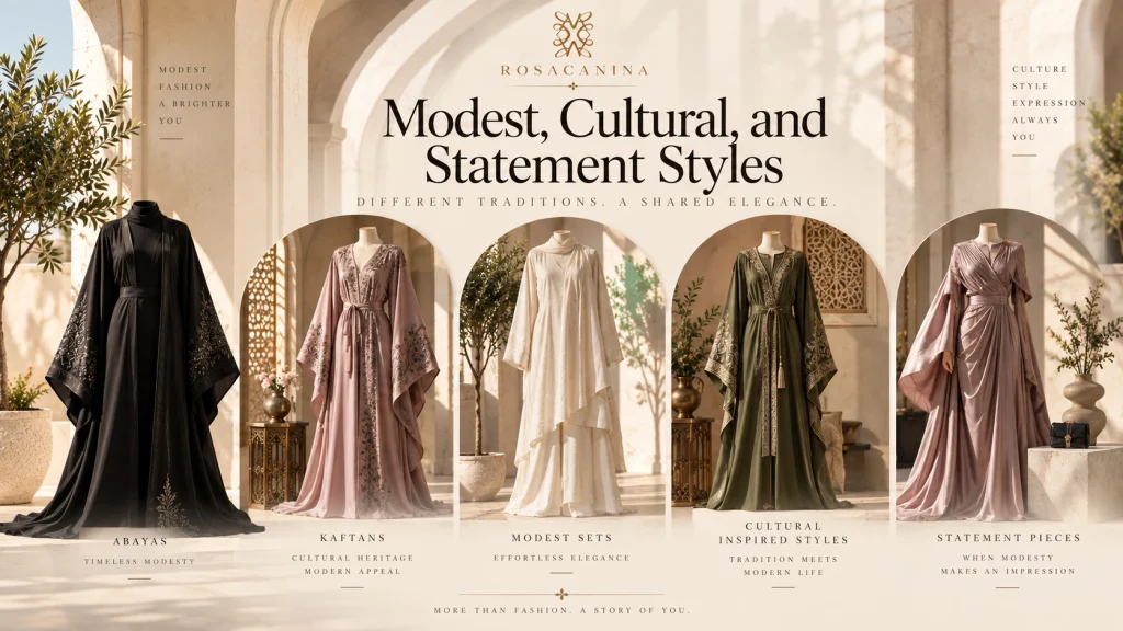 Modest, Cultural, and Statement Styles