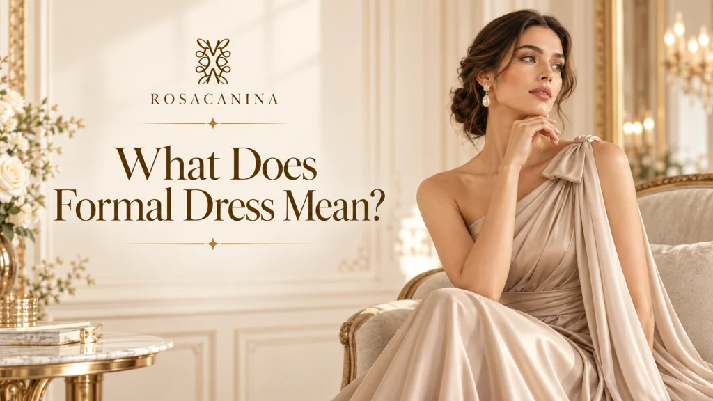What Does Formal Dress Mean