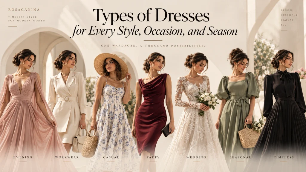 Types of Dresses for Every Style, Occasion, and Season