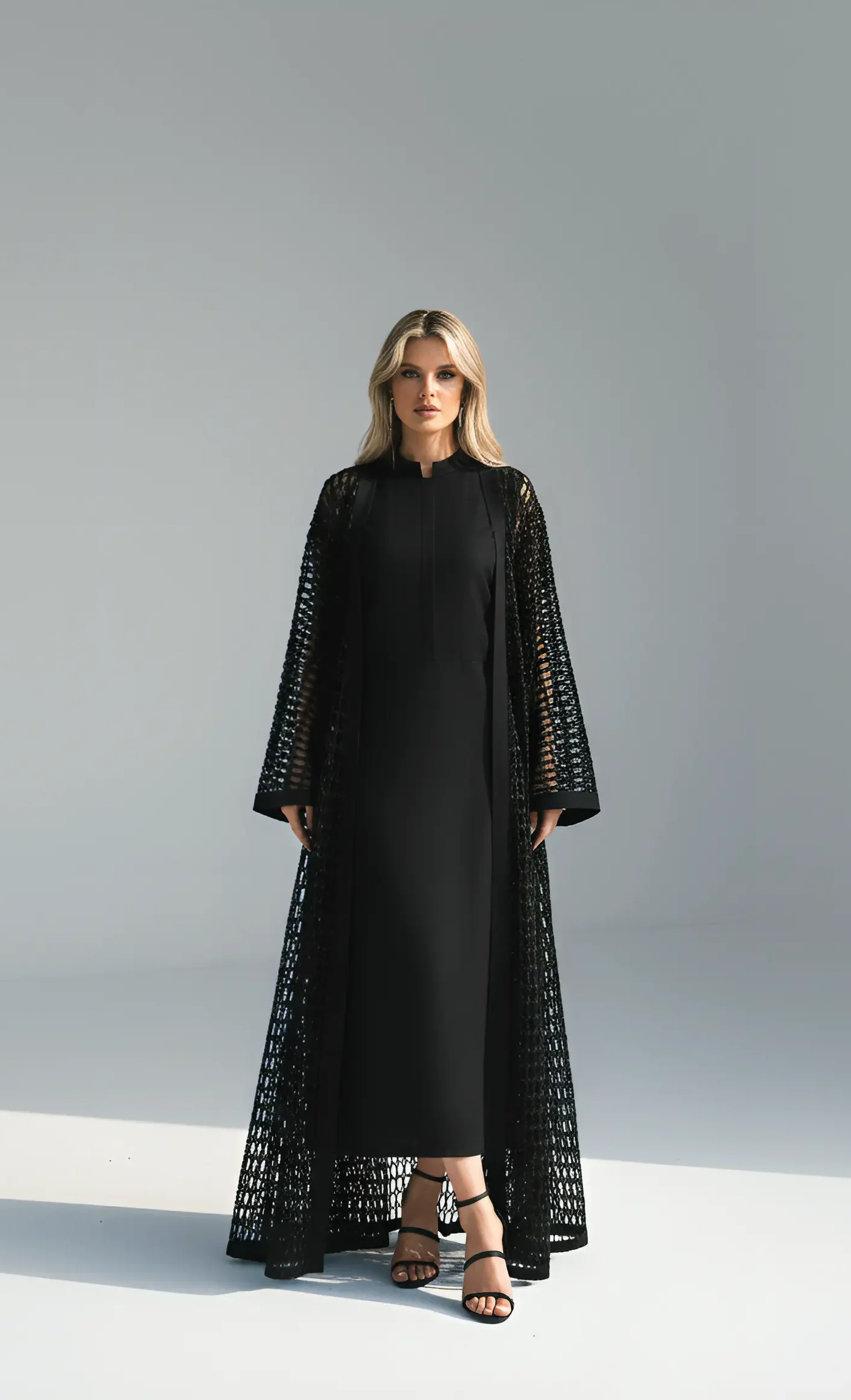 Corded Lace With Stones Front View